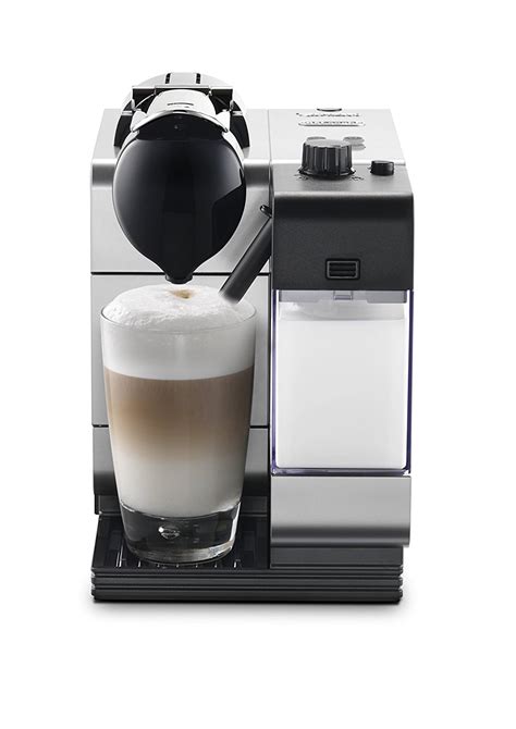 delonghi silver lattissima  nespresso capsule system sale coffee makers shop buymorecoffeecom