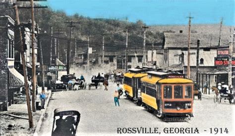 rossville ga   georgia street view views history scenes