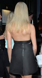 pixie lott reveals sideboob in little black dress at