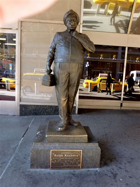 ralph kramden statue  york  york statue television