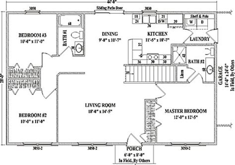 jamestown   wardcraft homes ranch floorplan