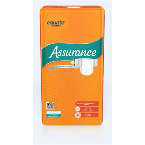 assurance incontinence stretch briefs  tabs unisex lxl  ct