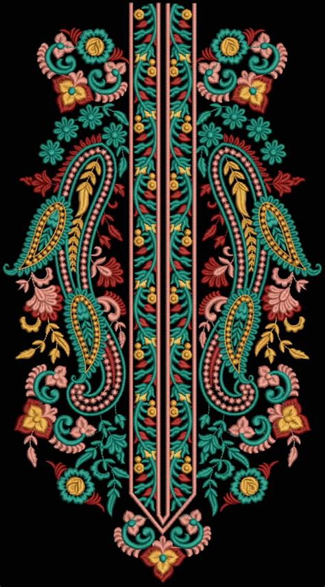 emb embroidery designs neck design