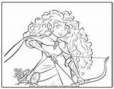 Merida Valente Angus Princesa sketch template