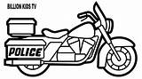Motorcycle Coloring Pages Drawing Kids Police Printable Drawings Great Albanysinsanity Paintingvalley sketch template