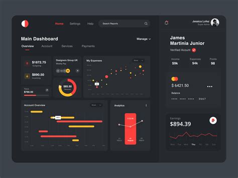 dark mode ui design examples easeout