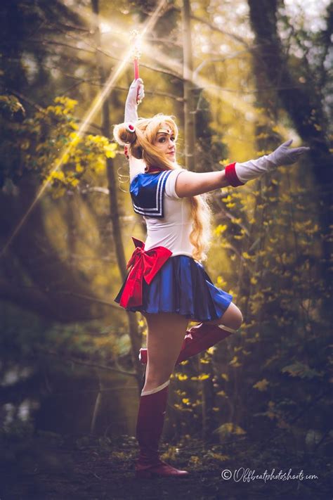 when i photographed a real life sailor moon impersonator sailor moon