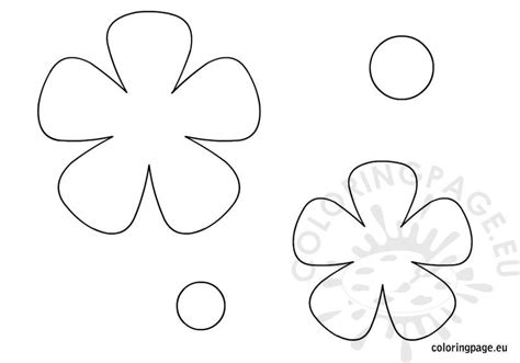 flower shapes coloring page