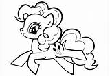 Pinkie Pony Pinki sketch template