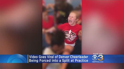 Video Of Coach Forcing Cheerleader Into Split Goes Viral Youtube
