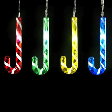 led multicoloured outdoor animated candy cane battery  buy   qd stores