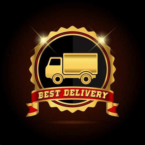 vector  delivery logo background