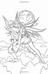 Fenech Selina Mystical Fantasy Fairies sketch template