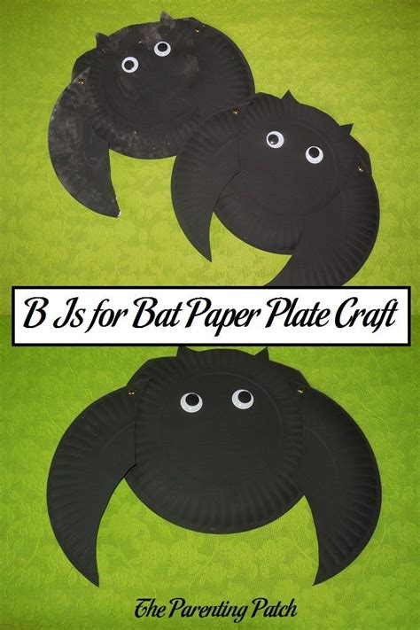 bats  paper plates paint brass fasteners  wiggle eyes paper plate art
