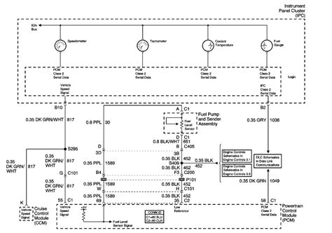 fuel sending unit wiring diagram  pcm  instrument cluster  century gm forum buick