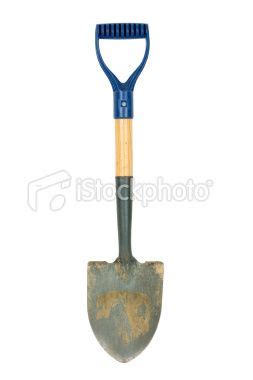 shovel isolated  white  clipping pathplease