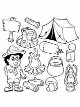 Camping Coloring Pages Color Kids Printable Bright Colors Favorite Choose sketch template