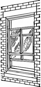 Window Coloring Pages Popular Line Colouring sketch template