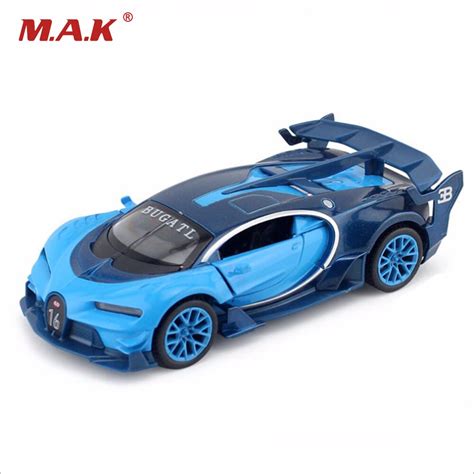 bugatti gt veyron  scale diecast car model  colors children gifts toys  sound  light