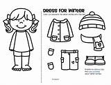 Clothes Winter Preschool Kindergarten Coloring Worksheets Color Kids Pages Activities Housview Preschoolers sketch template
