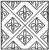 Stained Glass Medieval Patterns Tile Pattern Coloring Pages Color Clipart Etc Usf Edu Colouring Drawing Print Circle Printable Kids Stencils sketch template