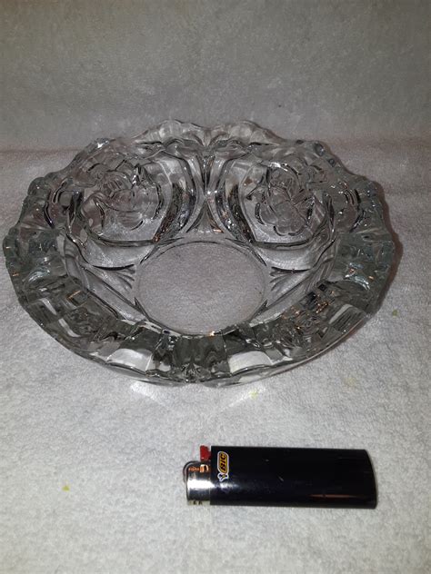 Another Big Pressed Glass Ashtray Collectors Weekly