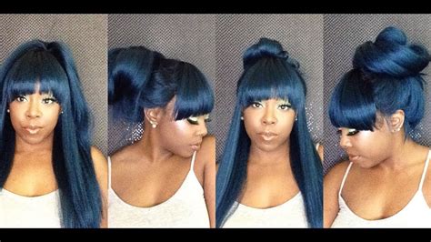 ways  style  synthetic wig  bangsin   minute youtube