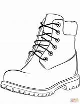Boot Scarpe Colorare Shoe Combat Pesada Firefighter Sketches sketch template