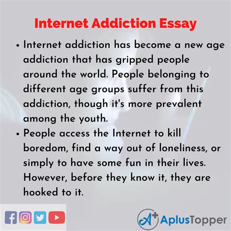 essay  internet addiction internet addiction essay  students  children  english