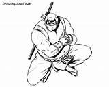 Drawing Draw Ninja Sumo Drawingforall Getdrawings Ayvazyan Stepan Tutorials Comics Posted Step sketch template
