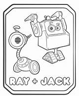 Rusty Rivets Coloring Ray Jack Pages Printable sketch template