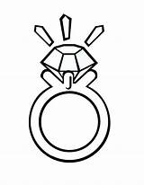 Coloring Pages Jewelry Colouring Ring Kids Printable Wedding Rings Coloringhome Jewellery Popular Book Choose Board Print sketch template