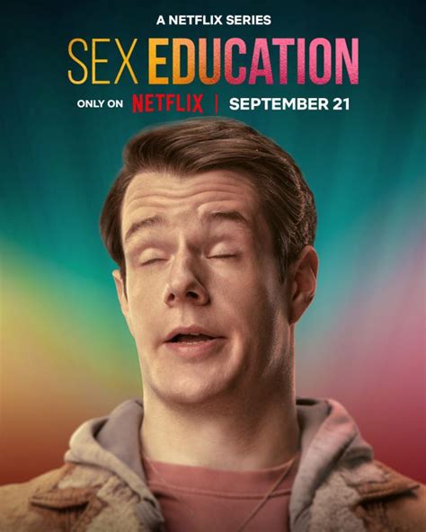 netflix lanserer smigrende plakater for den siste sesongen av sex education