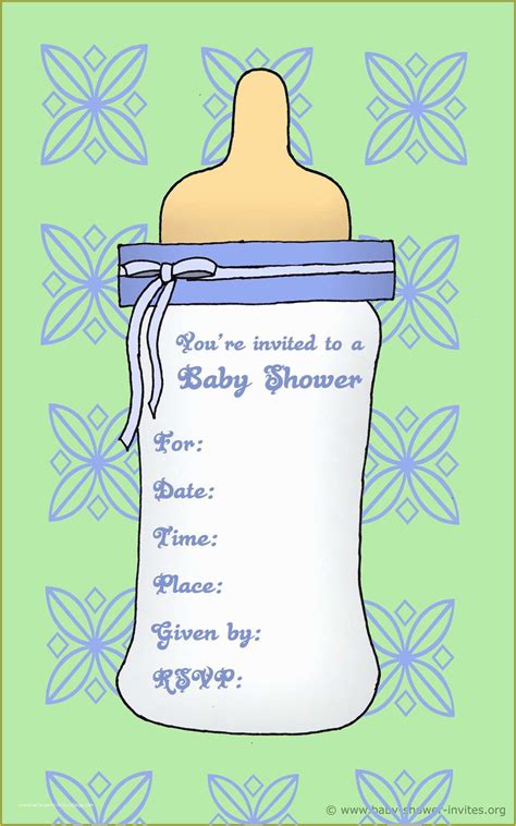 printable baby cards templates   printable baby shower invites