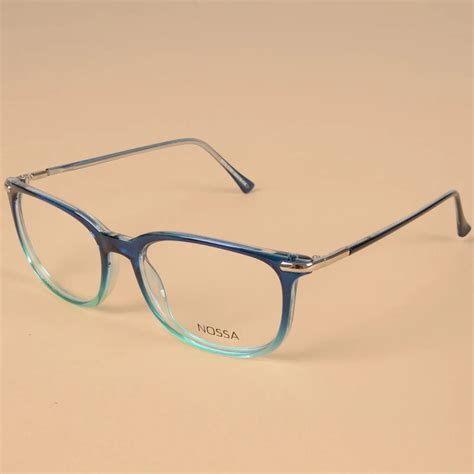 Simple Style Elegant Eyeglasses Frame Women Men Blue Optical Glasses