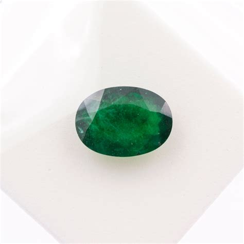 natural dark bluish green emerald   ct measurements etsy