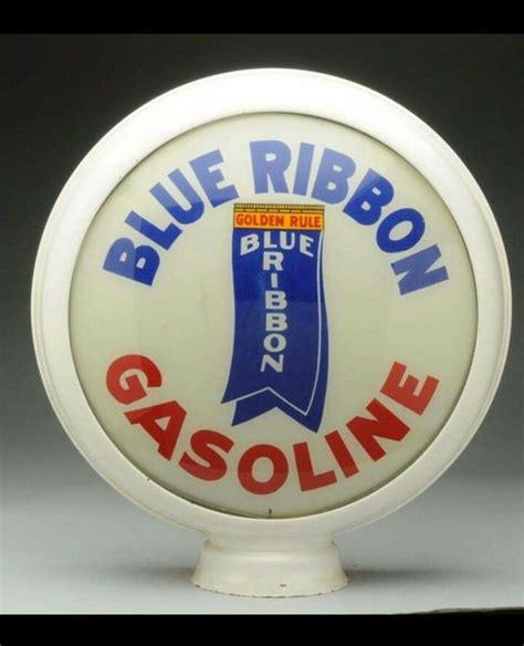 blue ribbon gas pump globe  gas pumps vintage gas pumps  gas stations