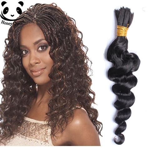 Human Braiding Hair Bulk 7a Brazilian Virgin Hair Loose Wave Brazilian