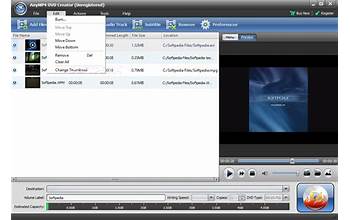 AnyMP4 DVD Creator screenshot #2