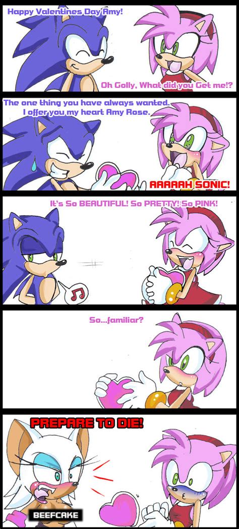 sonic and amy s valentine day valentine s day know your meme