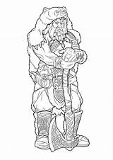 Viking Norse Surtur Coloriage Adults Celtic sketch template