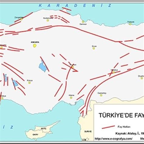 turkiye aktif fay haritasi