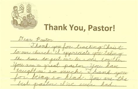 pastor appreciation letters images appreciation letter pastors