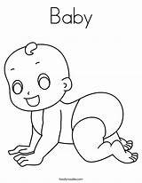 Coloring Baby Pages Printable Cute Newborn Kids Brother Shower Print Family Clipart Line Babies Twistynoodle Sheets Girl Boy Cartoon Outline sketch template