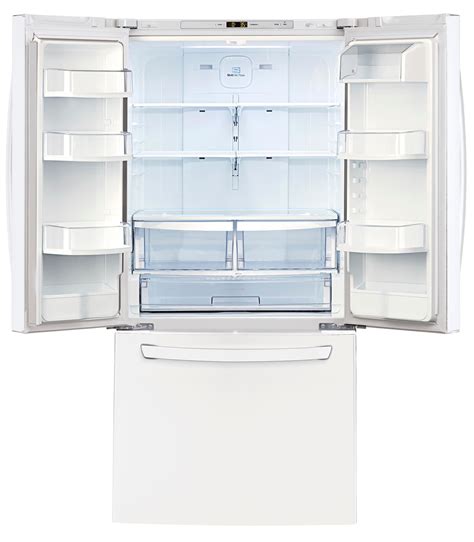 lg 21 6 cu ft french door refrigerator smooth white lfc22770sw best buy