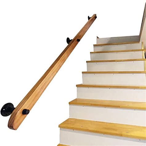 Stair Banister Handrail Handrail，non Slip Solid Wood Safety Stair