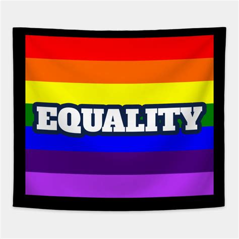 equality rainbow flag lgbtq lgbtq tapestry teepublic