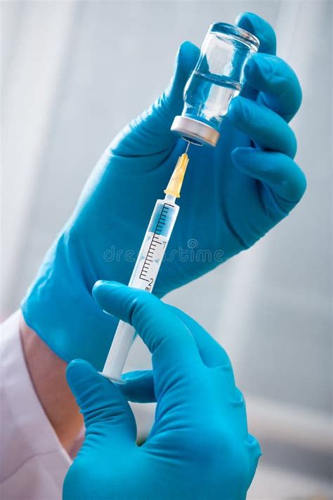 injection stock image image  medicine hold injecting