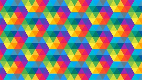 wallpaper colorful symmetry triangle pattern circle shapes
