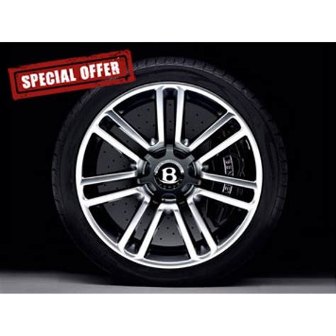 bentley continental gtgtc  series  diamond polished rim wheel tyre set